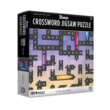 Crown 100 Pce Crossword Puzzle Colours