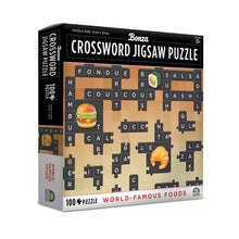 Crown 100 Pce Crossword Puzzle World Cuisine