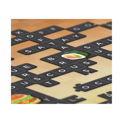 Crown 100 Pce Crossword Puzzle World Cuisine