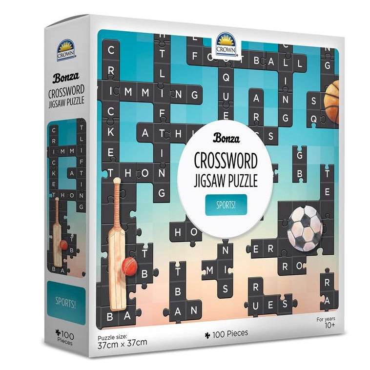 Crown 100 Pce Crossword Puzzle Sports!
