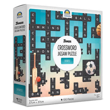 Crown 100 Pce Crossword Puzzle Sports!