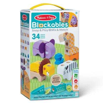 Blockables Safari Play Set 34pc