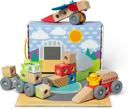 Blockables Vehicles Play Set 54pc