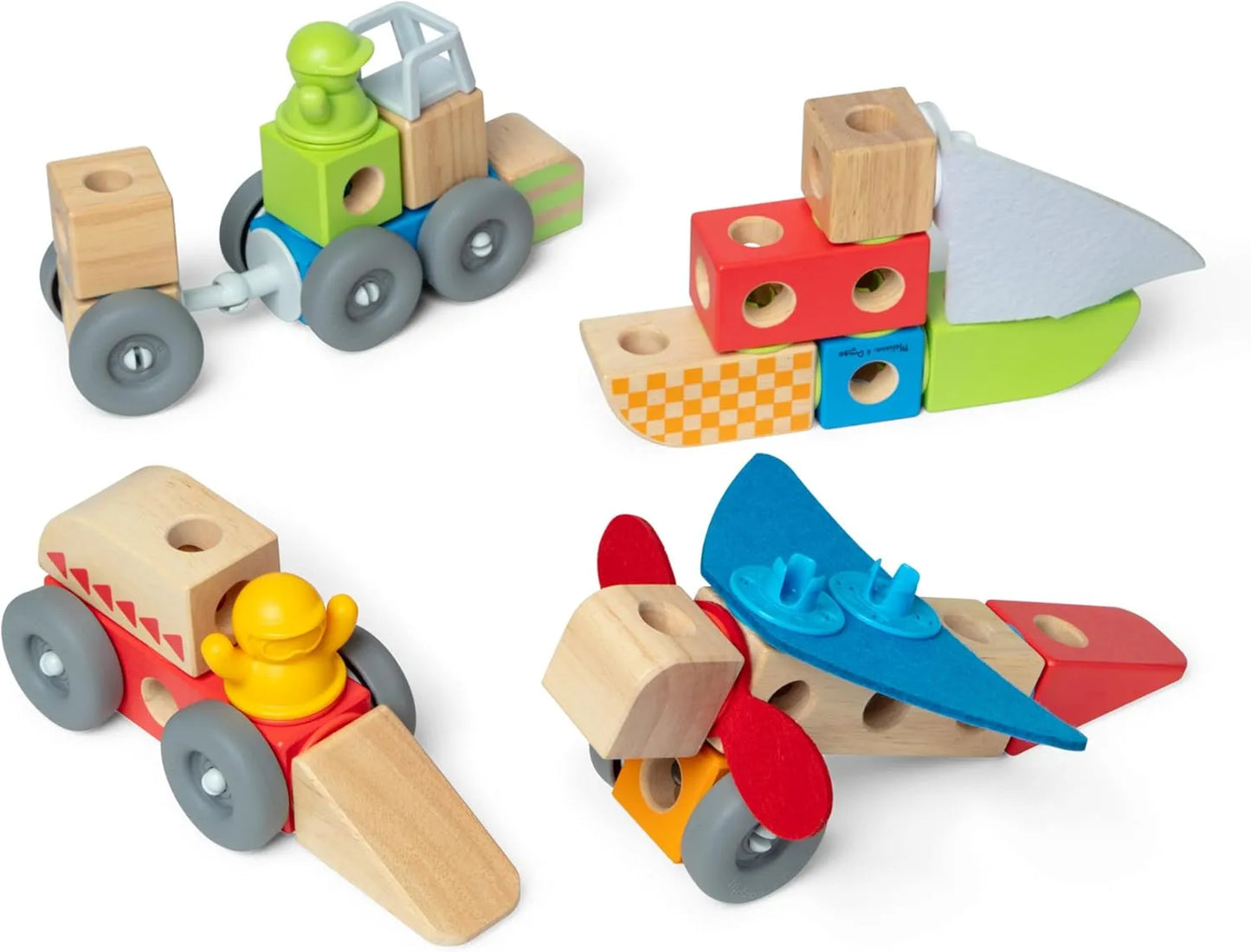 Blockables Vehicles Play Set 54pc