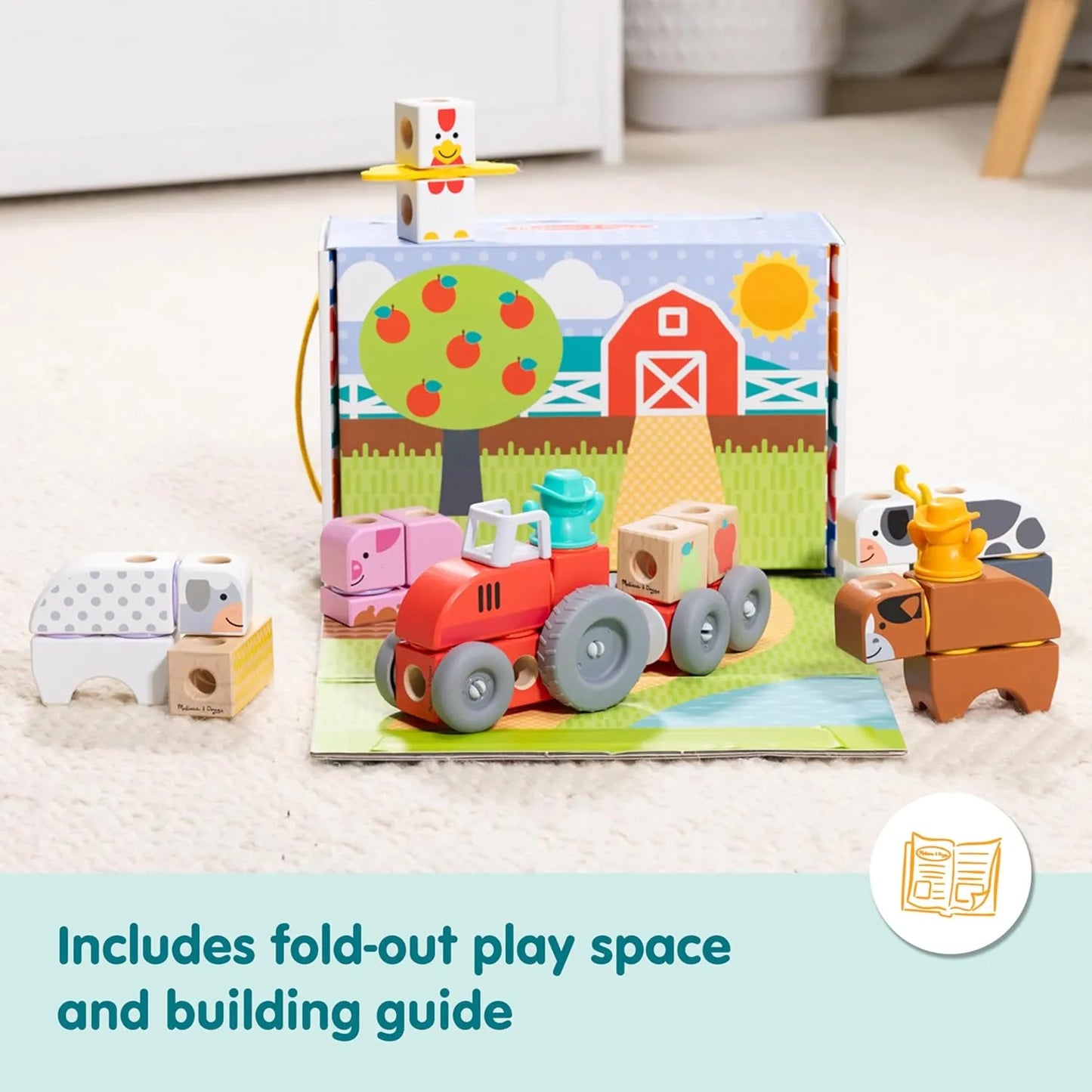 Blockables Farm Play Set 56pc