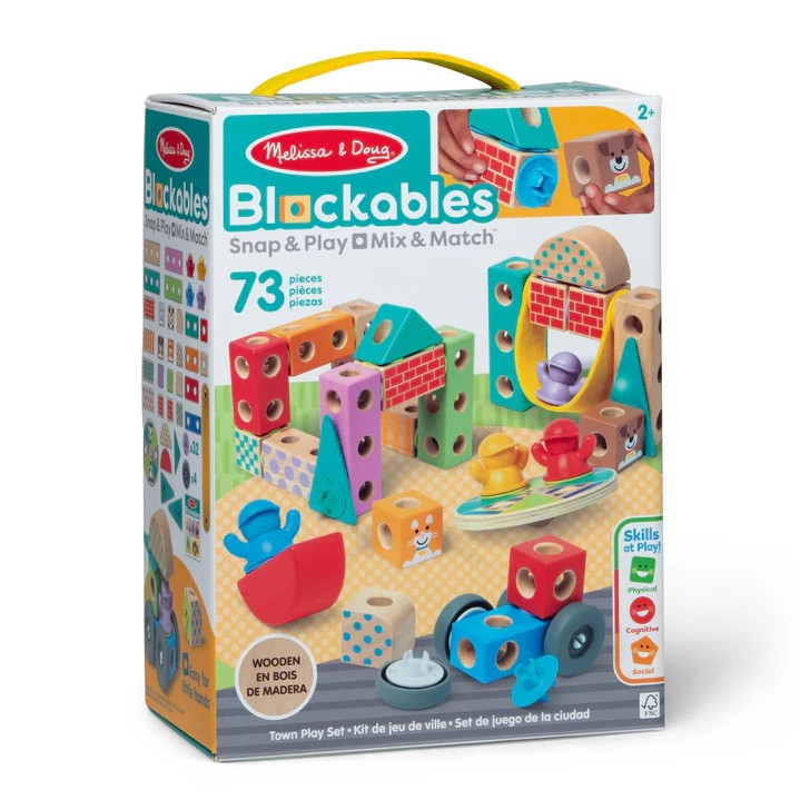 Blockables Town Play Set 73pc