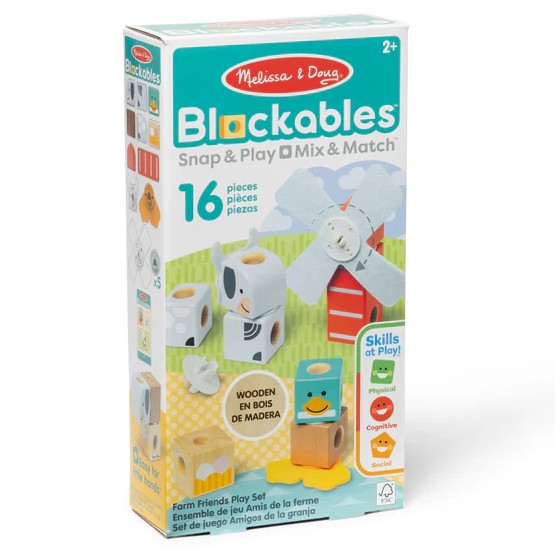 Blockables Farm Friends Set 16pc | ToysRUs Australia – Toys R Us Australia
