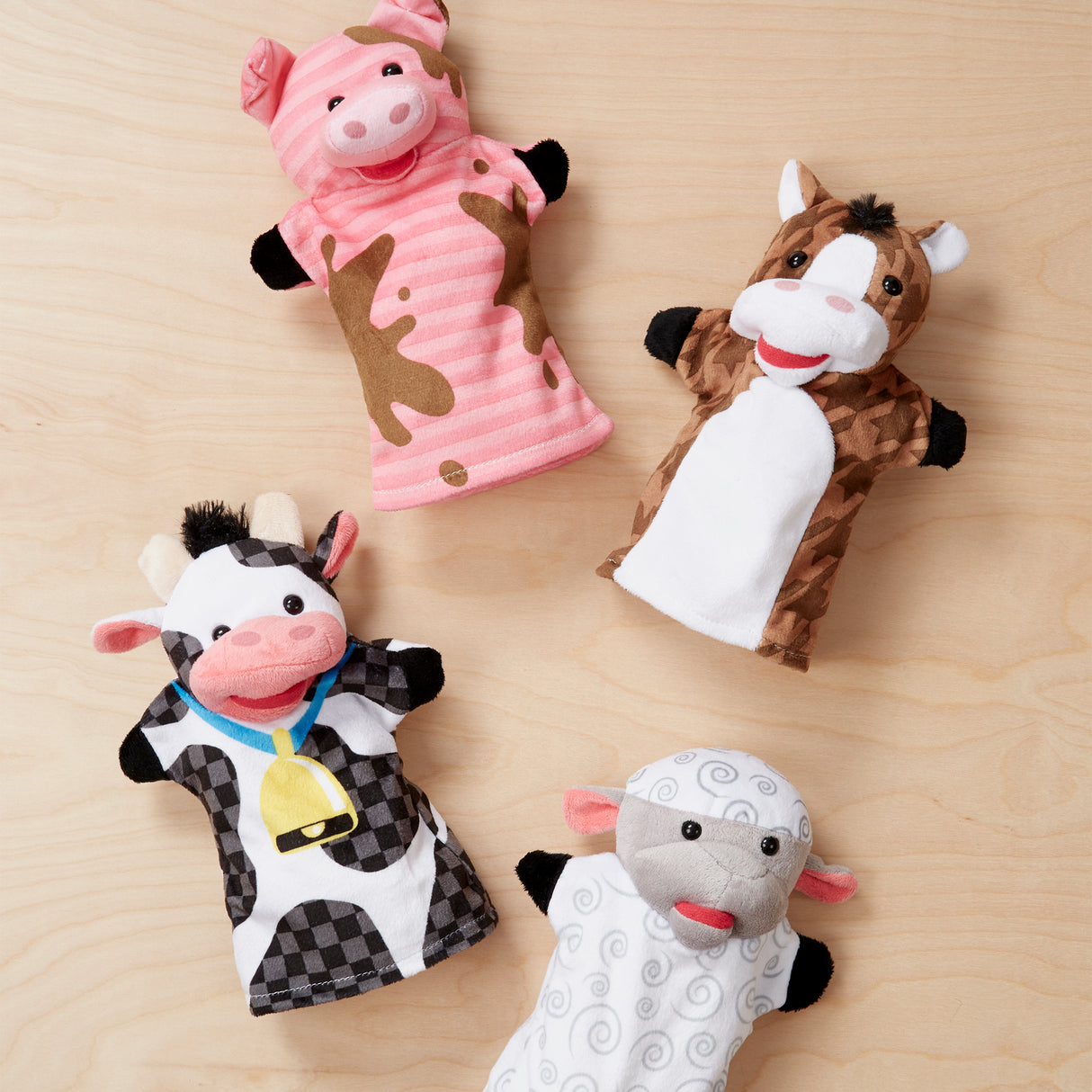 Melissa & Doug Hand Puppets - Farm Friends