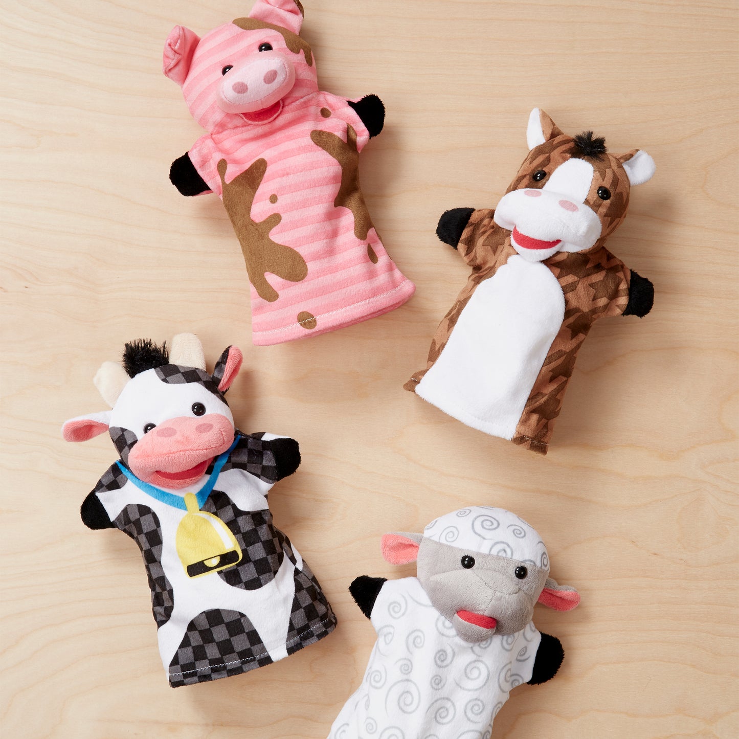 Melissa & Doug Hand Puppets - Farm Friends