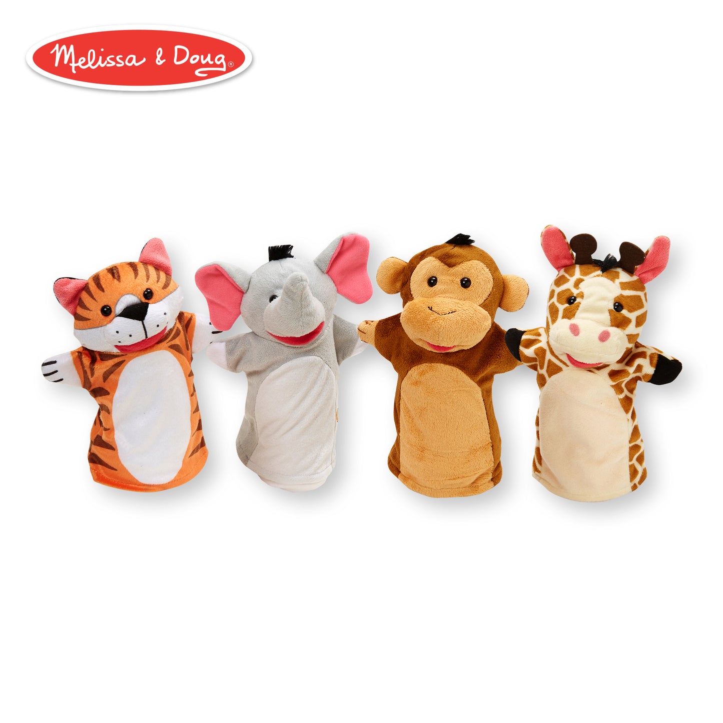 Melissa & Doug Hand Puppets - Zoo Friends
