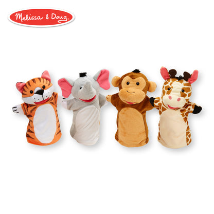 Melissa & Doug Hand Puppets - Zoo Friends