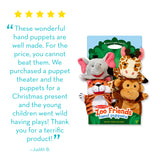 Melissa & Doug Hand Puppets - Zoo Friends