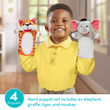 Melissa & Doug Hand Puppets - Zoo Friends