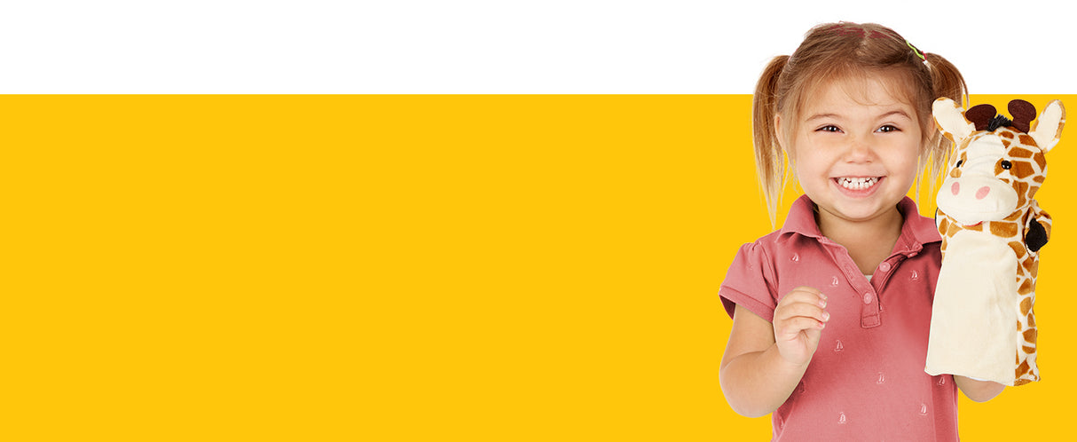 Melissa & Doug Hand Puppets - Zoo Friends