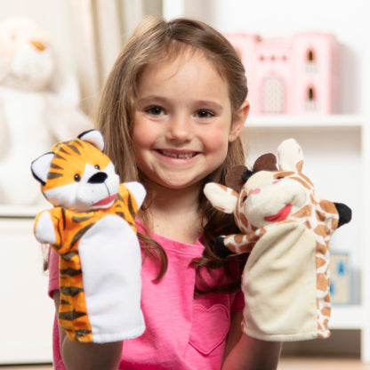 Melissa & Doug Hand Puppets - Zoo Friends