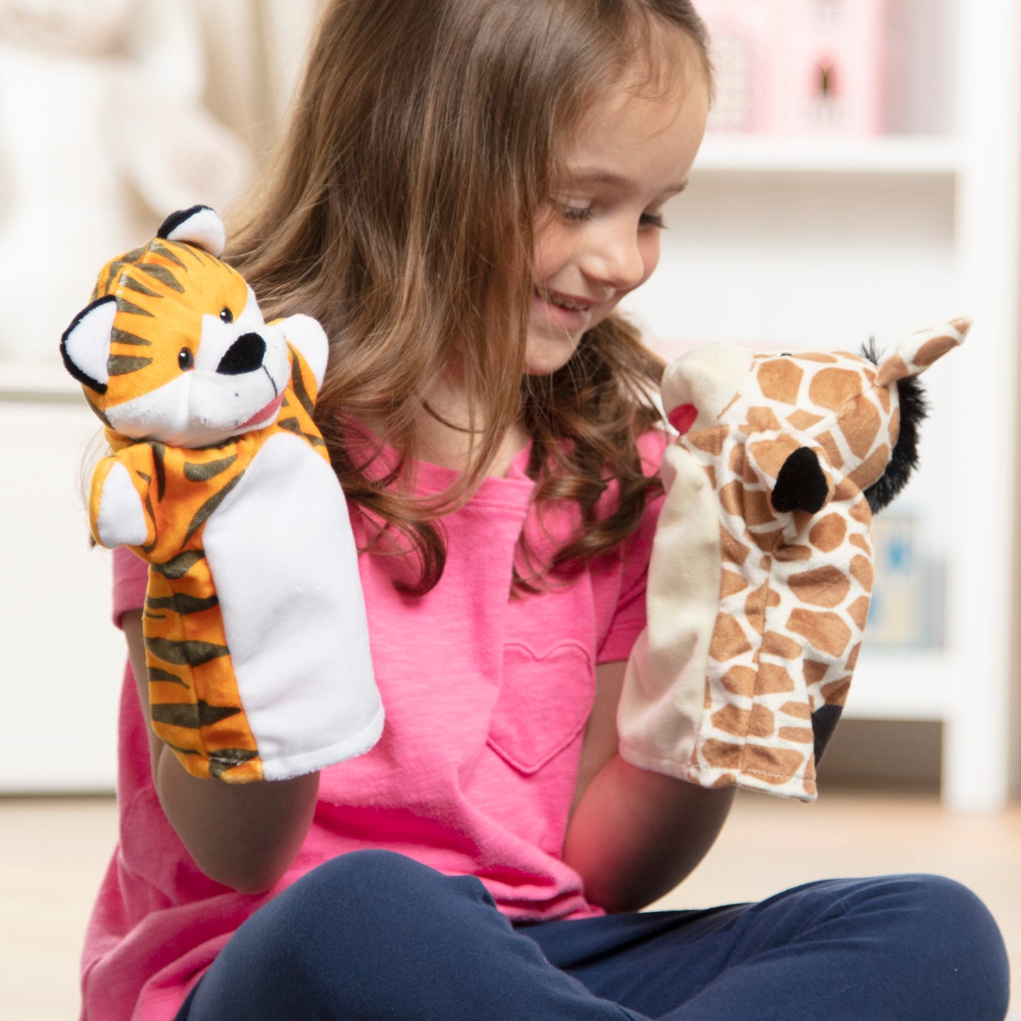 Melissa & Doug Hand Puppets - Zoo Friends
