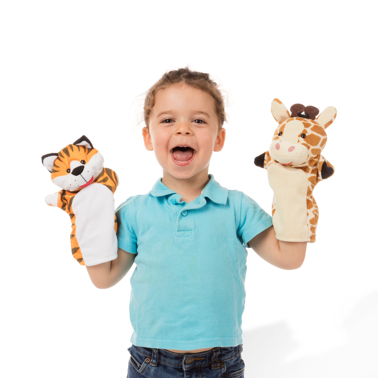 Melissa & Doug Hand Puppets - Zoo Friends