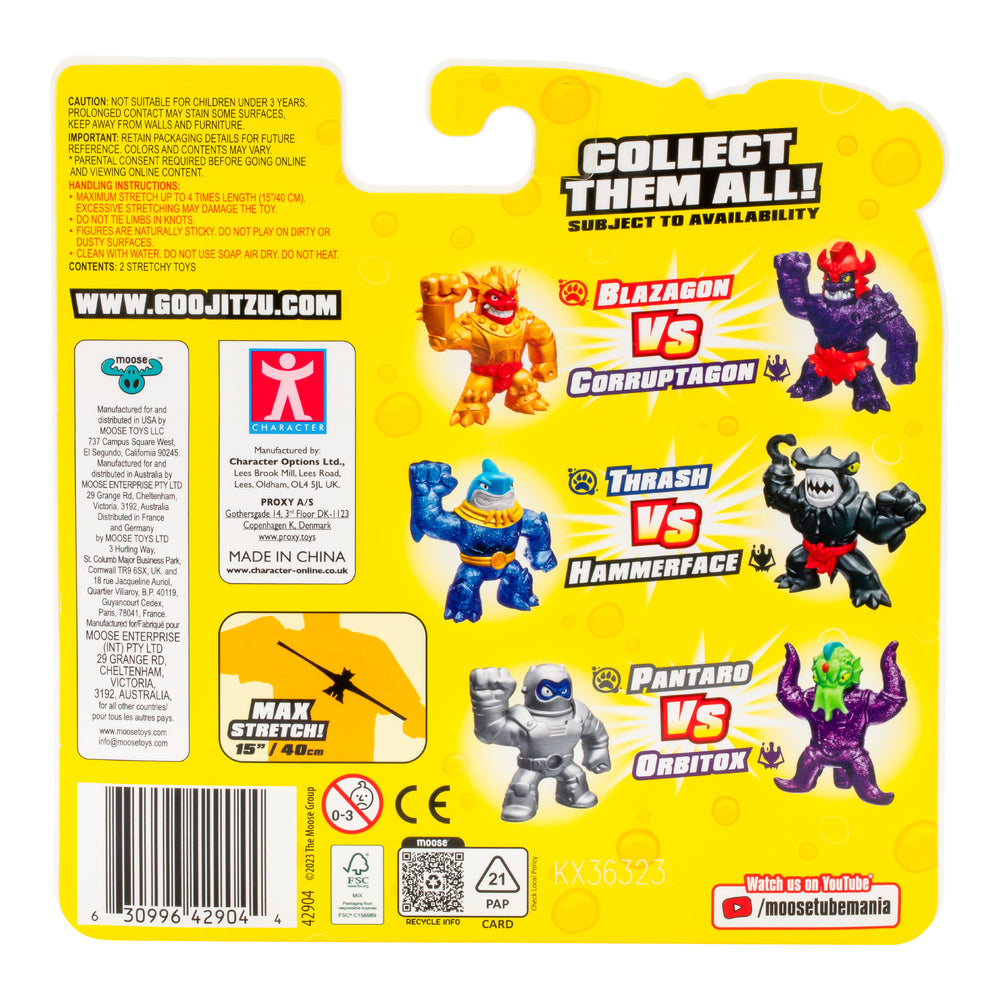 Heroes of Goo Jit Zu S11 Minis Thrash Versus Hammerface