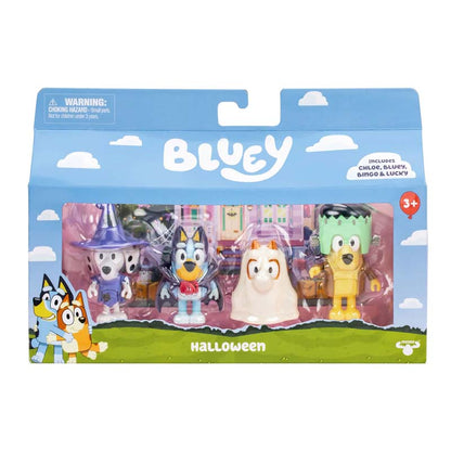 Bluey Halloween Figure 4Pk