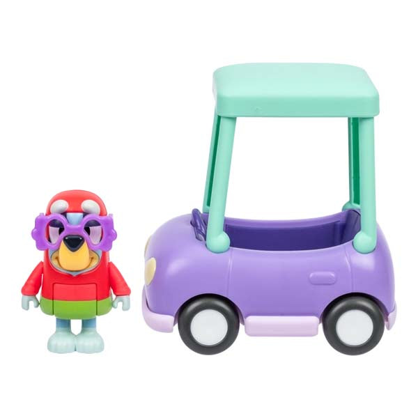 Bluey Basic Vehicle & Figure Granny Car With Janet