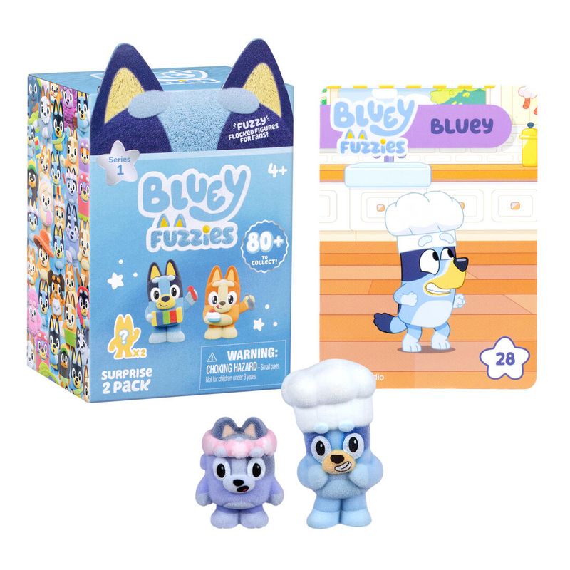 Bluey Fuzzies S1 Collectible 2 Pack