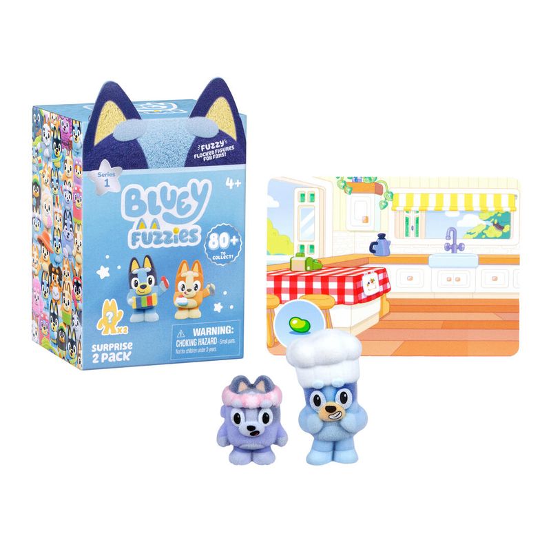Bluey Fuzzies S1 Collectible 2 Pack