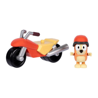 Bluey S2 Basic Vehicle & Figure Motorbike With Bingo