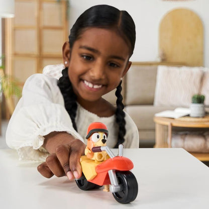 Bluey S2 Basic Vehicle & Figure Motorbike With Bingo