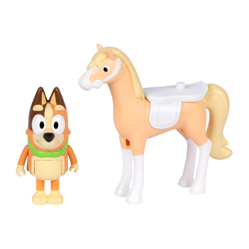 Bluey S2 Basic Vehicle & Figure Dragon Mum And Horse