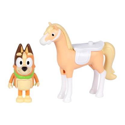 Bluey S2 Basic Vehicle & Figure Dragon Mum And Horse