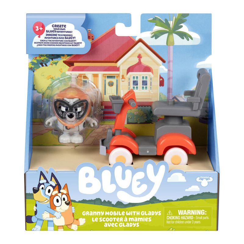 Bluey S2 Basic Vehicle & Figure Granny Mobile With Gladys