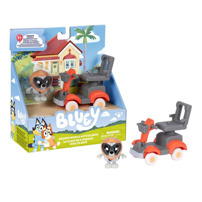 Bluey S2 Basic Vehicle & Figure Granny Mobile With Gladys