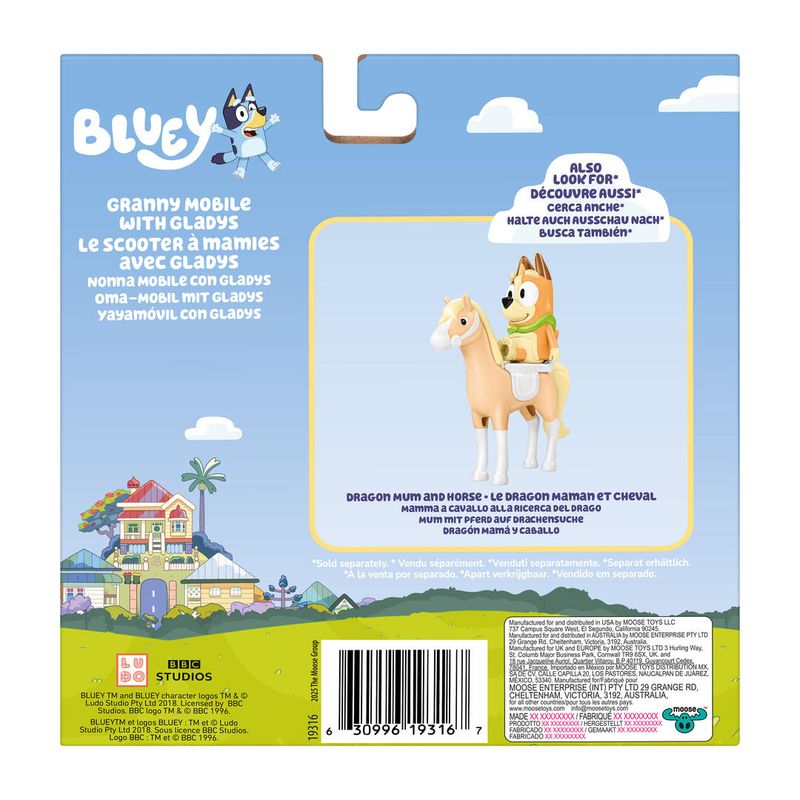 Bluey S2 Basic Vehicle & Figure Granny Mobile With Gladys