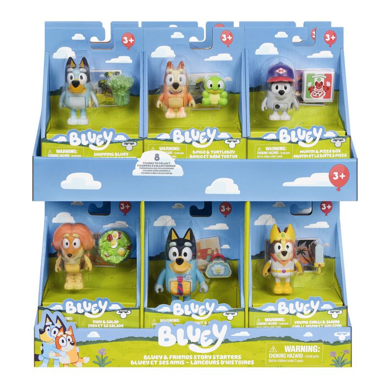 Bluey S15 Story Starter Pack Bandit And Cloud Bag