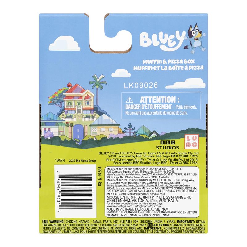 Bluey S15 Story Starter Pack Muffin And Pizza Box