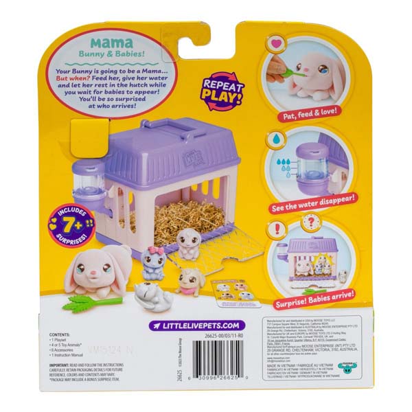 Little Live Pets Mama Surprise Bunny Mini Playset
