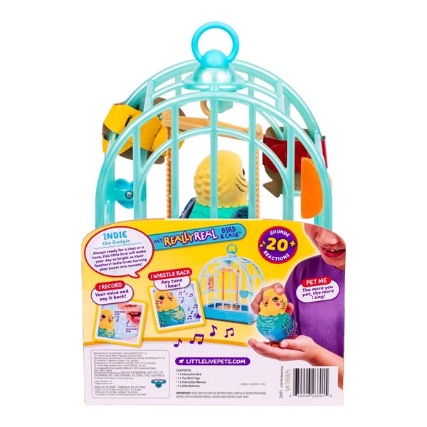 Little Live Pets My Really Real Bird & Cage Indie