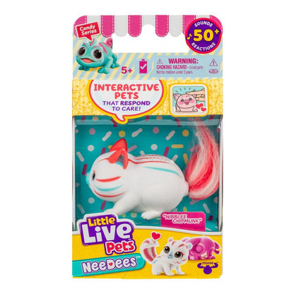 Discover the cute and lovable Little Live Pets S2 Lil Needees Nibblee Chipmunk, a fun interactive companion designed to delight young pet lovers.