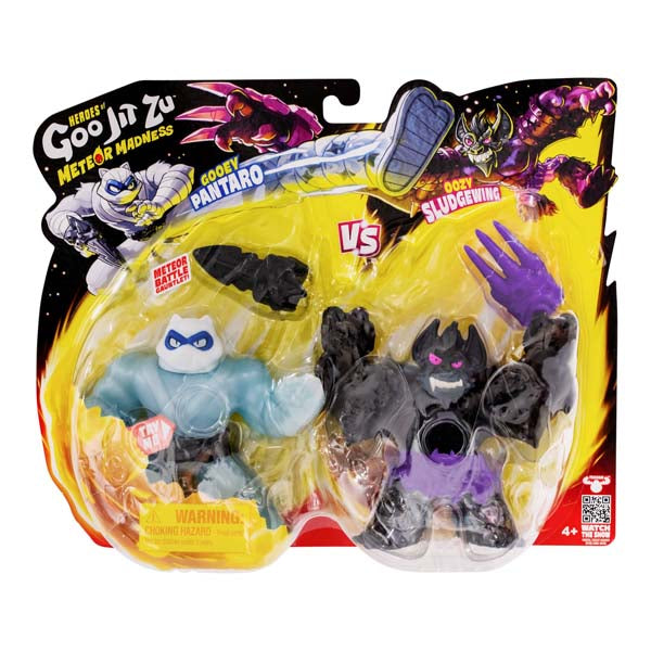 Heroes Of Goo Jit Zu Hero Creator Make Your Own Gooey Pantaro Vs Oozy Sludgewing