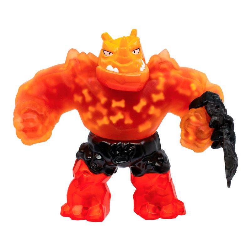 Heroes Of Goo Jit Zu S14 Meteor Mania Hero - Gooey Battle Lava Rhinostone