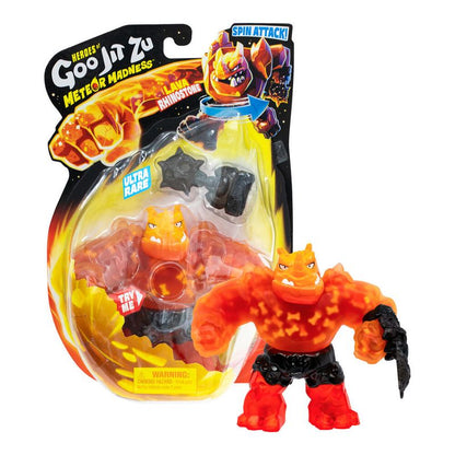 Heroes Of Goo Jit Zu S14 Meteor Mania Hero - Gooey Battle Lava Rhinostone