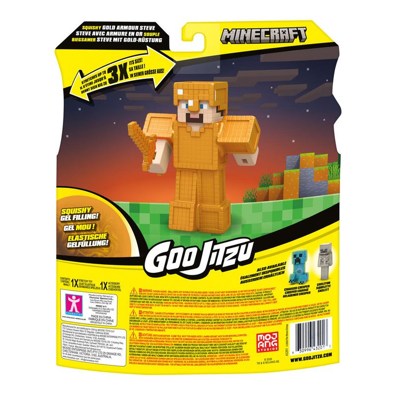 Heroes Of Goo Jit Zu Minecraft S3 Hero Pack Gold Armour Steve