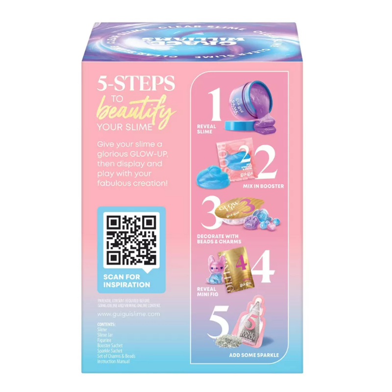 Gui Gui Influencer Grace Williams Clear Slime