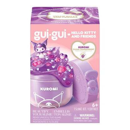 Gui Gui Hello Kitty & Friends Kuromi Clear Slime