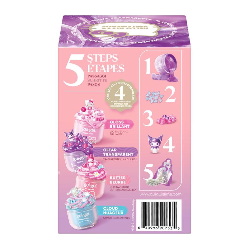Gui Gui Hello Kitty & Friends Kuromi Clear Slime