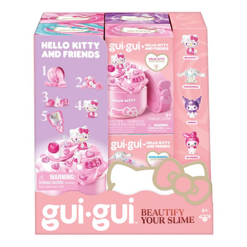 Gui Gui Hello Kitty & Friends Kuromi Clear Slime