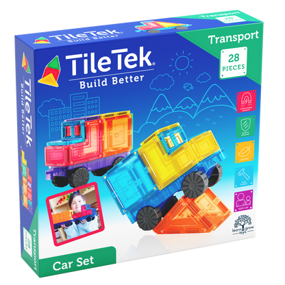 Tile Tek 28 Piece Car Set