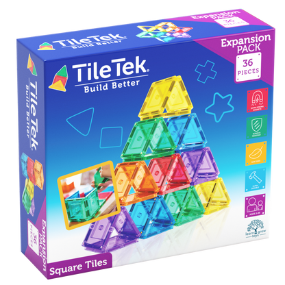Tile Tek 36 Piece Square Tiles Set