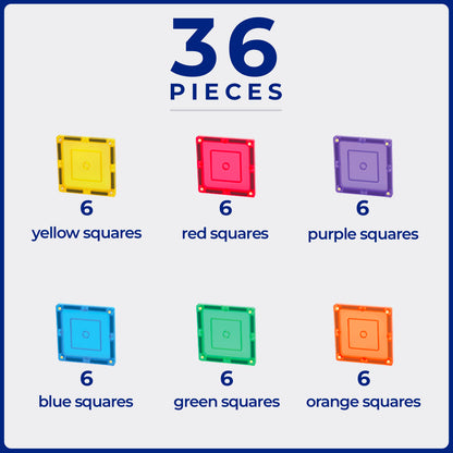 Tile Tek 36 Piece Square Tiles Set