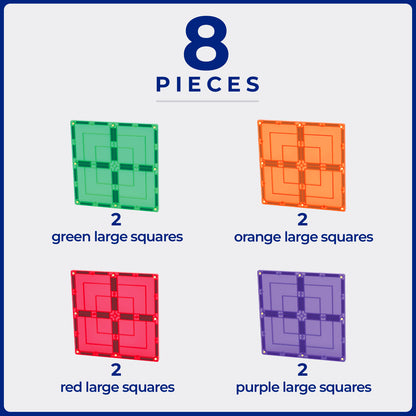 Tile Tek 8 Piece Large Square Tiles Set